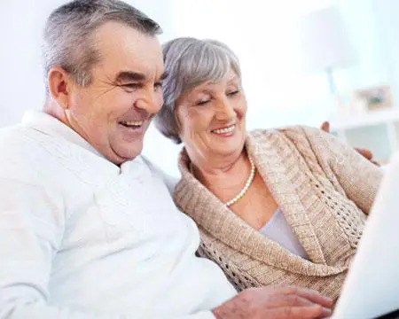 Old age couple with smiley faces are searching the parents visa- Best Visa Counsultant Services in India